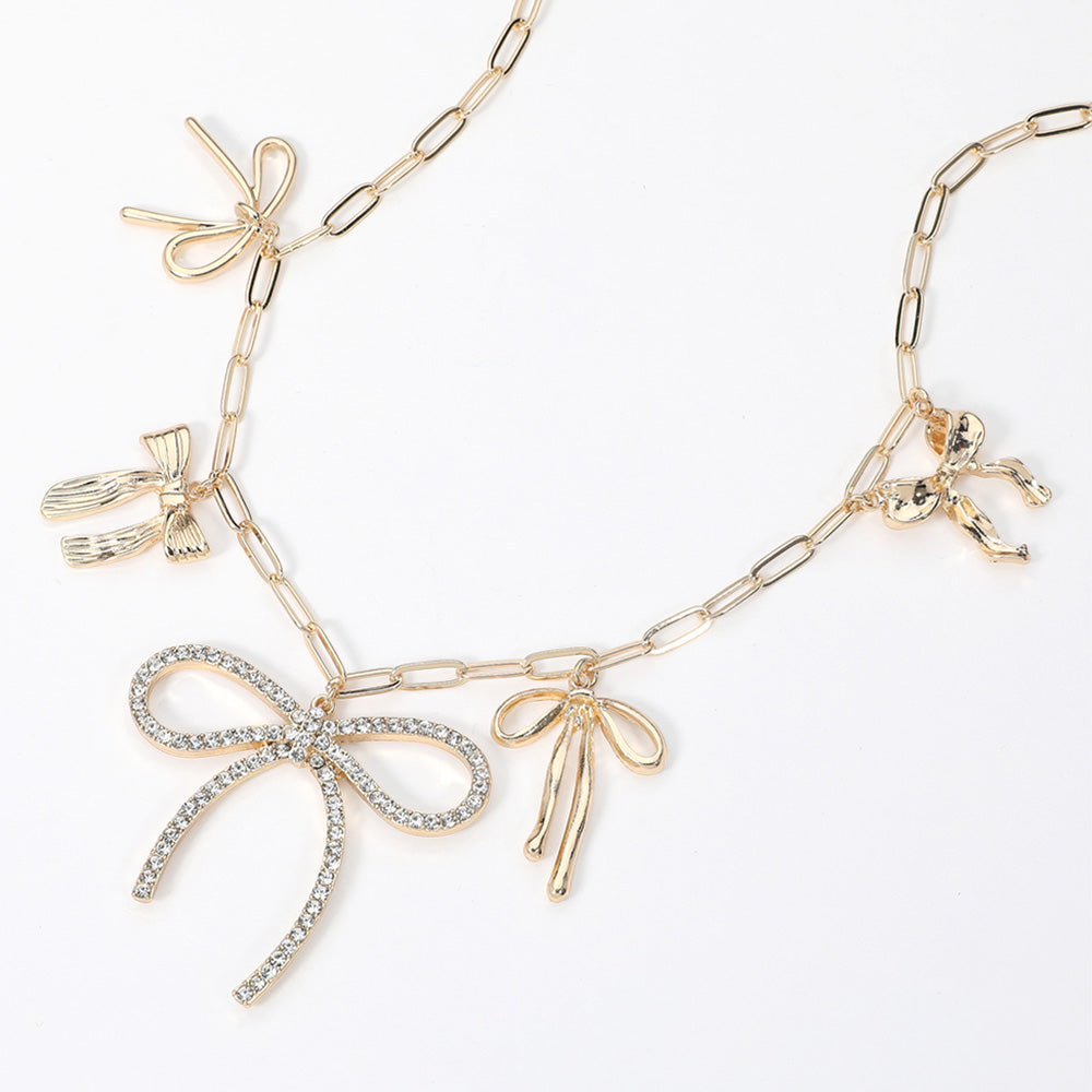 Clips and bows bracelet