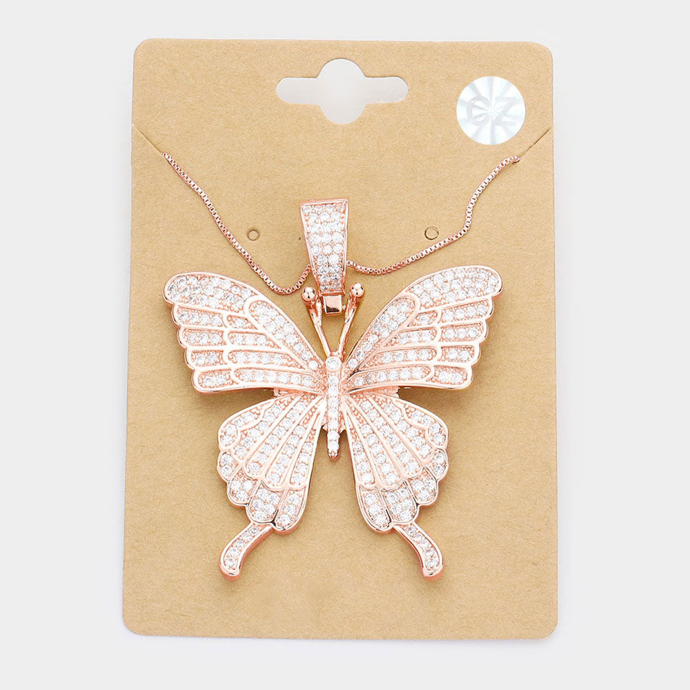 Abundant Butterfly Necklace