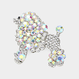 Poodle Brooch