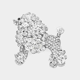 Poodle Brooch