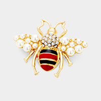 Sweet as Honeybee  pearl Brooch