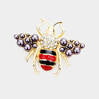 Sweet as Honeybee  pearl Brooch