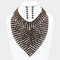 Lady Faith Statement bib necklace