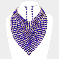 Lady Faith Statement bib necklace