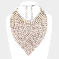 Lady Faith Statement bib necklace