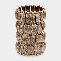 Bronze stack bracelet