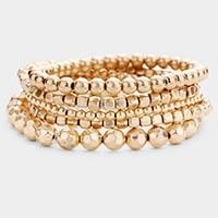 Multi strand everyday gold bracelet