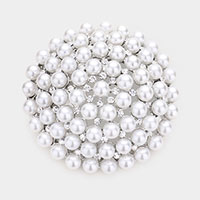 Oversized Pearl Brooch