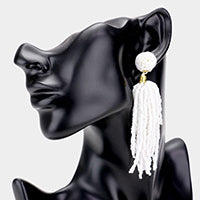 Beaded Tassel Earrings